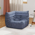 Full Foam Corner Chair, Bean Bag Floor Couch for Adults, Waterproof Fabric by Snug Sofee