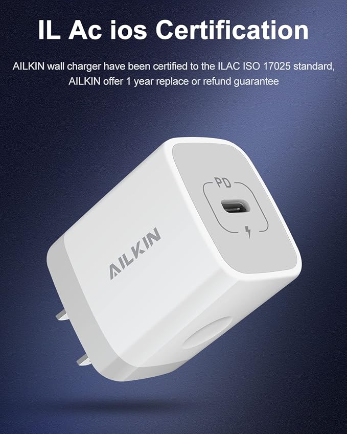 USB C Charger Block, 20W PD Wall Charger C Type Fast Charging Power Adapter | USB Plug Brick Cube Box Station for iPhone 17 16e 16 15 14 13 Pro Max 13 Mini Pro Max Apple USBC Outlet Typec Port Connector - Image 4