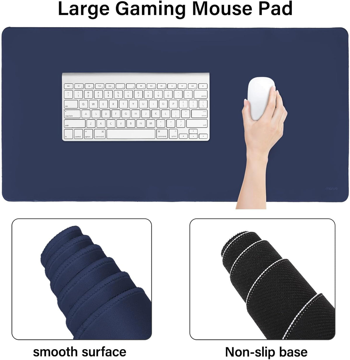 MOSISO Keyboard Mouse Pad Set, Large Gaming Mouse Pad&Keyboard Wrist Rest - Image 4