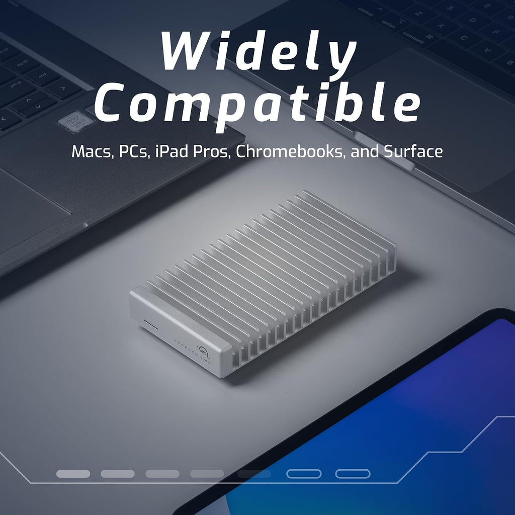 OWC Express 1M2 80G 8TB USB4 80Gb/s Portable NVMe SSD Storage Solution - Image 3