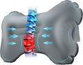 Mixtrend Travel Lumbar Pillow Inflatable Lumbar Support Pillow with Memory Foam, Back Support Pillow for Airplane Long Flight, Essential Travel Support Pillow for Women Men Kids by Unknown