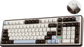 YUNZII B98 PRO 96% Wireless Mechanical Keyboard(Coffee Brown, Milk Switch) | QMK/VIA, with Numpad, Dual-Style Knob Design, Creamy Pre-Lubed Switches, Hot Swap, Gasket Mount, RGB for Gaming/Win/Mac by YUNZIIMECHANICALKEYBOARD