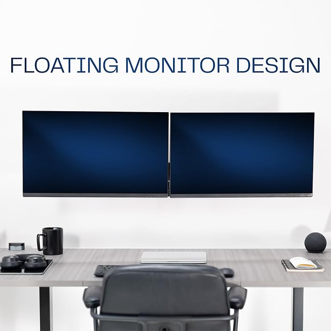 VIVO Height Adjustable Mechanical Extended Arm Dual Monitor Wall Mount Full Motion Articulating, Fits 2 Screens 17 to 32 inches, Black, MOUNT-V002G - Image 9