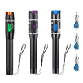 Moocci 3 Pcs Visual Fault Locator Fiber Optic Tester - Fiber Optic Cable Tester Meter with FC to LC Adapter - Tools Kit for FC/SC/ST/LC Connector,Network Cable Test - Green Purple Blue by Moocci