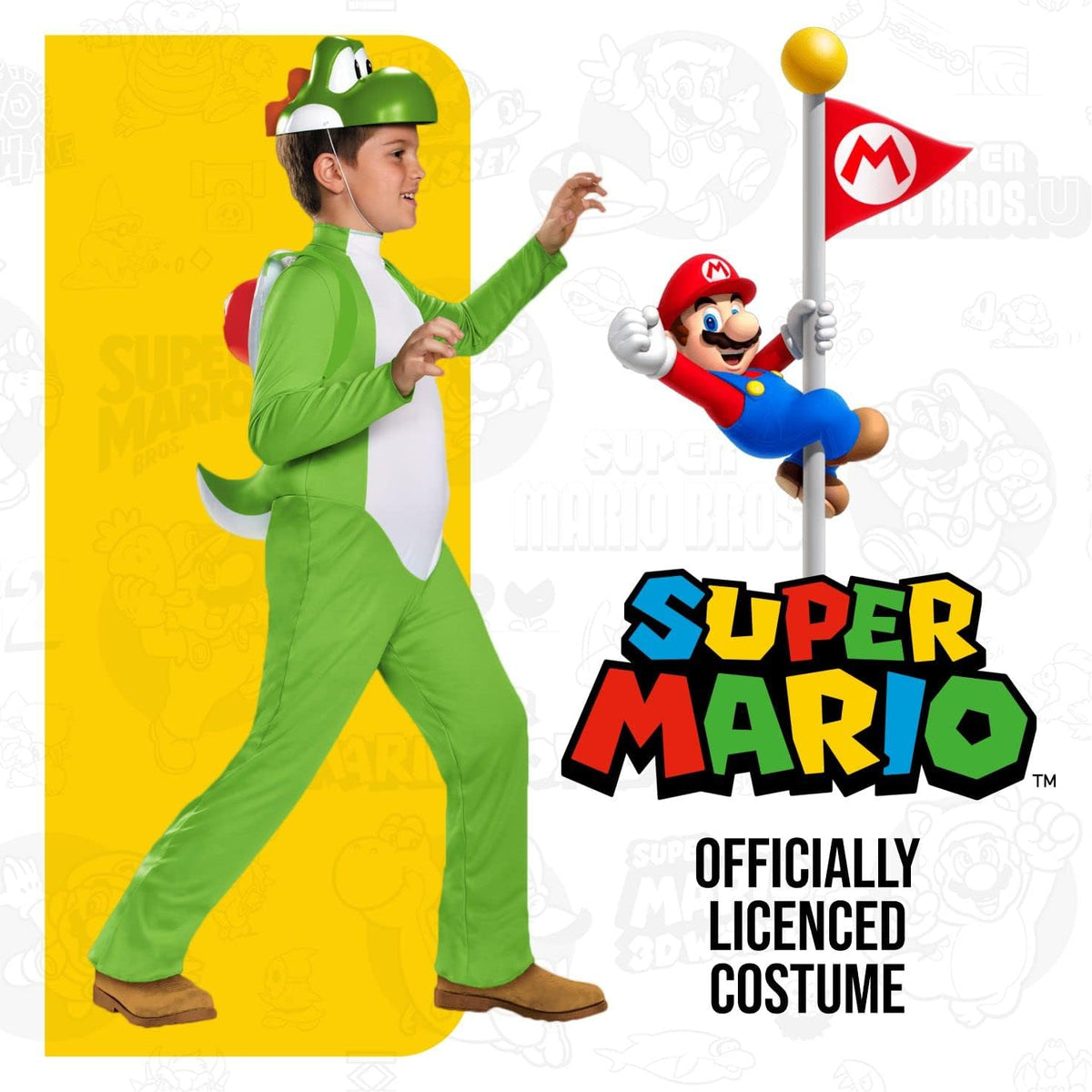 Boys Yoshi Deluxe Costume - Image 2