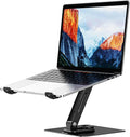 BESIGN LS12 Laptop Stand with 360° Rotating Base, Ergonomic Adjustable Notebook Holder, Computer Riser Stand Compatible with Air, Pro, Dell, HP, Lenovo More 10-14" Laptops (Black) by BESIGN
