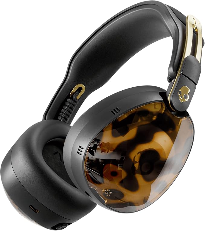 Skullcandy Aviator 900 ANC Noise Canceling Wireless Headphones - Tortoise | Bluetooth, THX Spatial Audio with Head Tracking, Premium Adaptive Noise Cancellation, 60 Hours Battery, Microphone, Travel by Skullcandy