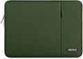 MOSISO Laptop Case 14 inch, Laptop Sleeve Bag with Pocket | Compatible with HP Lenovo Dell ASUS Acer, HP Stream, Dell Latitude, Polyester Vertical Computer Bag, Army Green by MOSISO