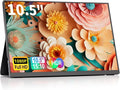 10.5" Portable Monitor 60HZ 1920x1200 FHD IPS with USB-C Mini HDMI | Full-function USB-C one-cable video & power HDMI port, for laptops, phones, PS5, Switch, Xbox without extra adapters by ALOLG