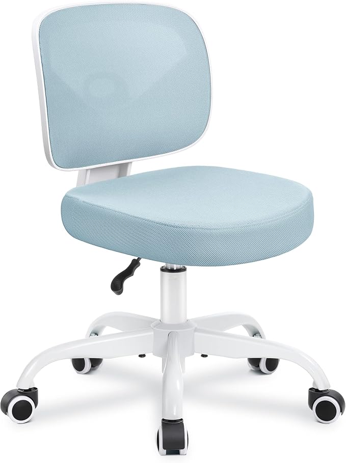 Kids Desk Chair, Pink Study Chair for Boys Girls with Height Adjustable, Swivel Mesh Task Student Chairs for 4-12, Growing Teen Office Chair for Home/School/Office(Light Blue) - Image 8