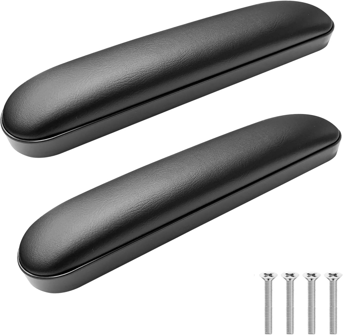 Wheelchair Armrest Pads, Premium Wheelchair Arm Pads, Wheelchair Armrest Replacement Accessories, Black (1 Pair) Compatible with All Brands(10-1/4") by Cejiuga