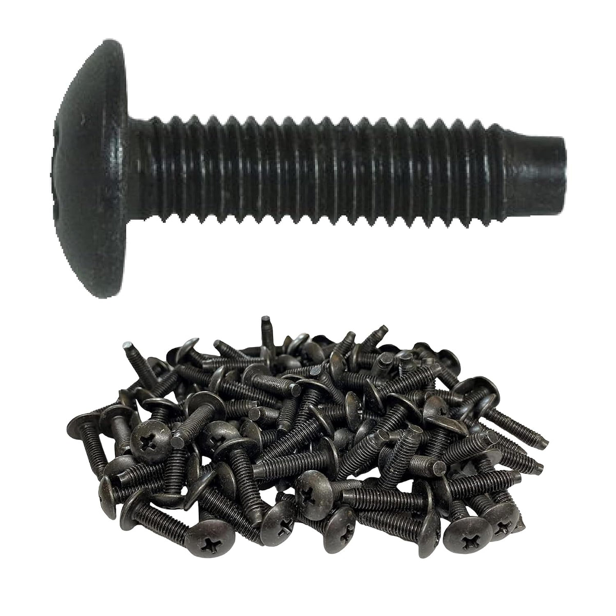 10-32 Truss Rack Screws | Black | 100 Pack | RackGold by RackGold