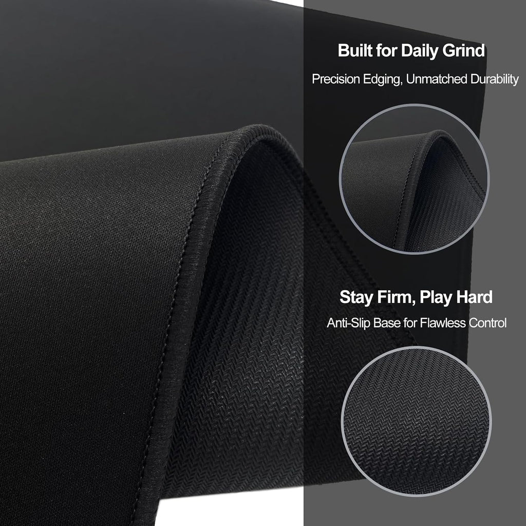 XXL Gaming Mouse Pad 31.5x15.7 Professional Large Mouse Pad & Computer Game Mouse Mat-80x40 blackus - Image 3