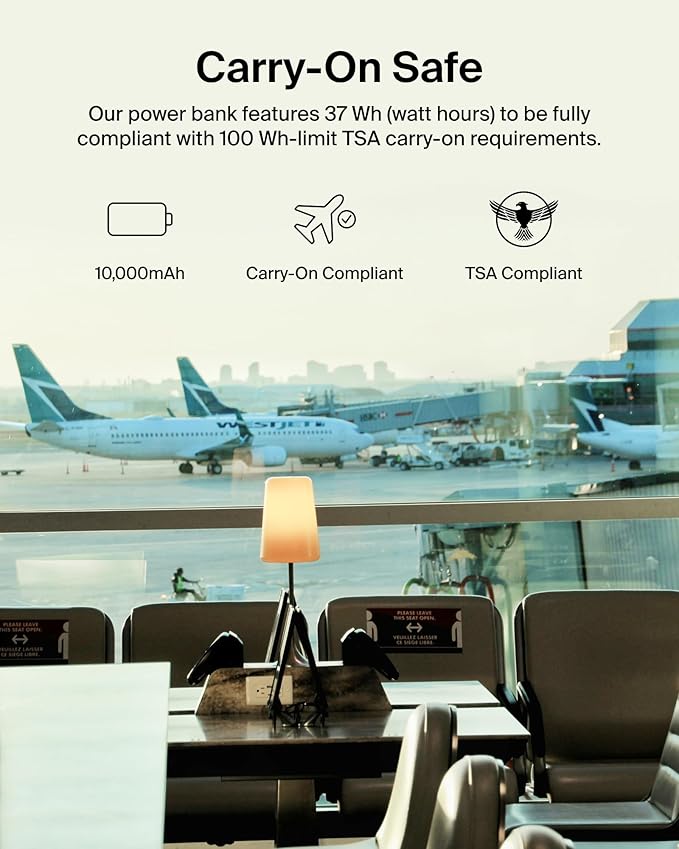 Belkin 10000mAh 20W Slim 2C Power Bank w/Digital Display for iPhone, Galaxy | Fast Charging Battery Pack, iPhone 17, Air, Pro, Samsung Galaxy S25, Pixel 10, iPad, Charge 2 Devices - Image 9