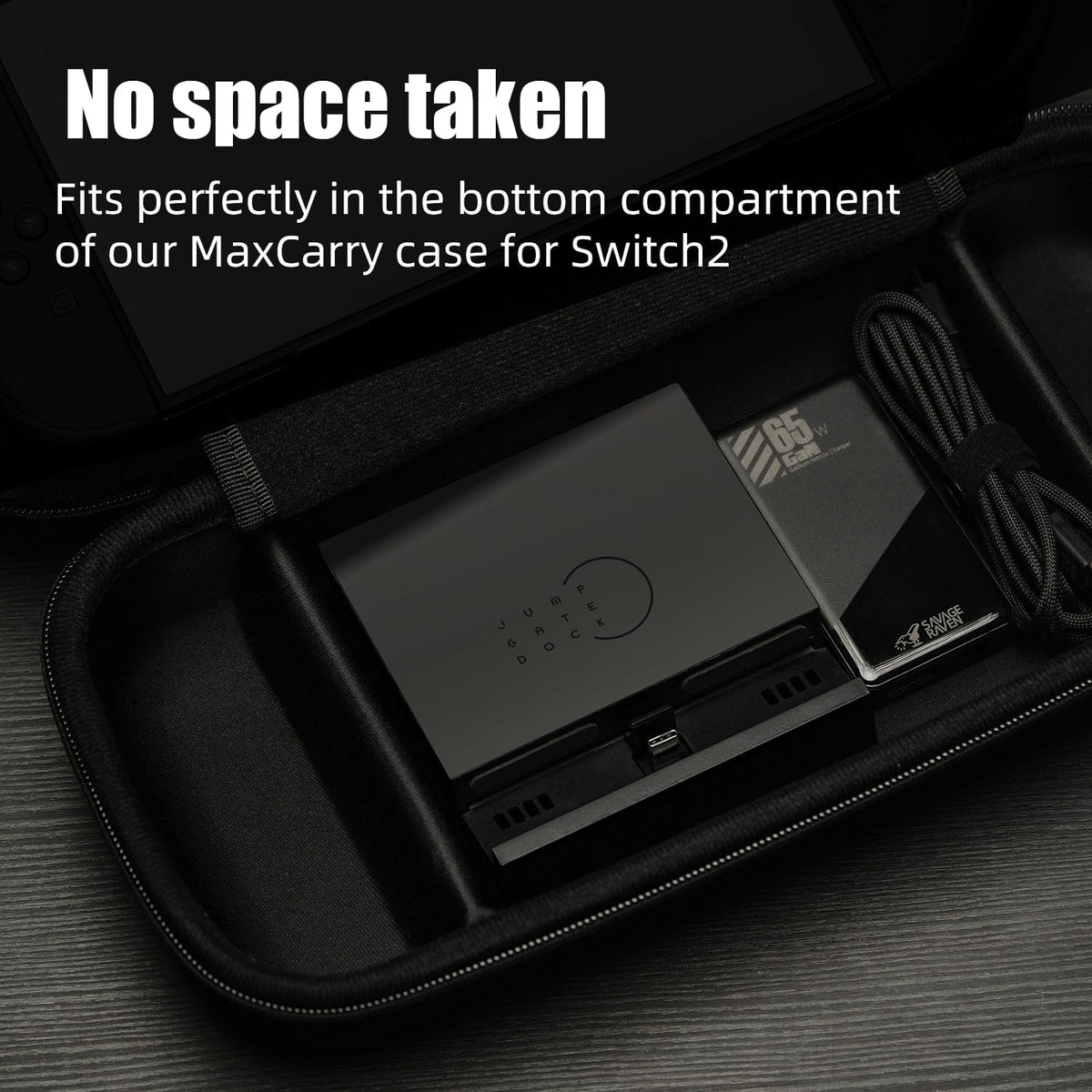 by Skull & Co. Jumpgate Pro: Portable Dock Station with Detachable USB Hub Adapter for Switch 2(2025) /Switch OLED (2021)/Switch (2017) and Macbook, HDMI2.1, 8k@30Hz or 4K@120Hz, USB3.0 Port - Image 9