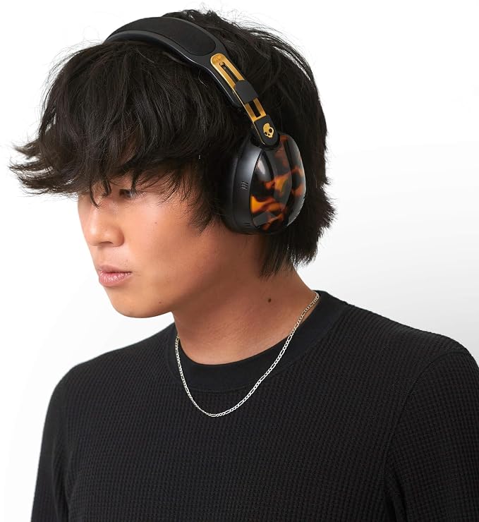 Skullcandy Aviator 900 ANC Noise Canceling Wireless Headphones - Tortoise | Bluetooth, THX Spatial Audio with Head Tracking, Premium Adaptive Noise Cancellation, 60 Hours Battery, Microphone, Travel - Image 7
