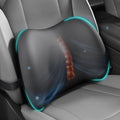 Cooling Lumbar Support Pillow for Car, Memory Foam Car Back Cushion | Cool-Touch Car Seat Back Pillow for Driving, Adjustable Strap, Cool-Touch Ergonomic Lower Back Support Pillow, Office Chairs by BYMECOST
