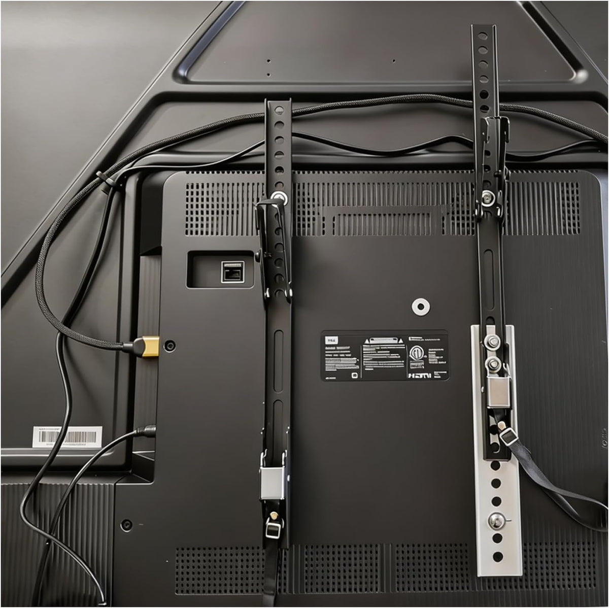 Vertical VESA Extender Kit, TV Mount Extender, 2 PCS, Black - Image 4