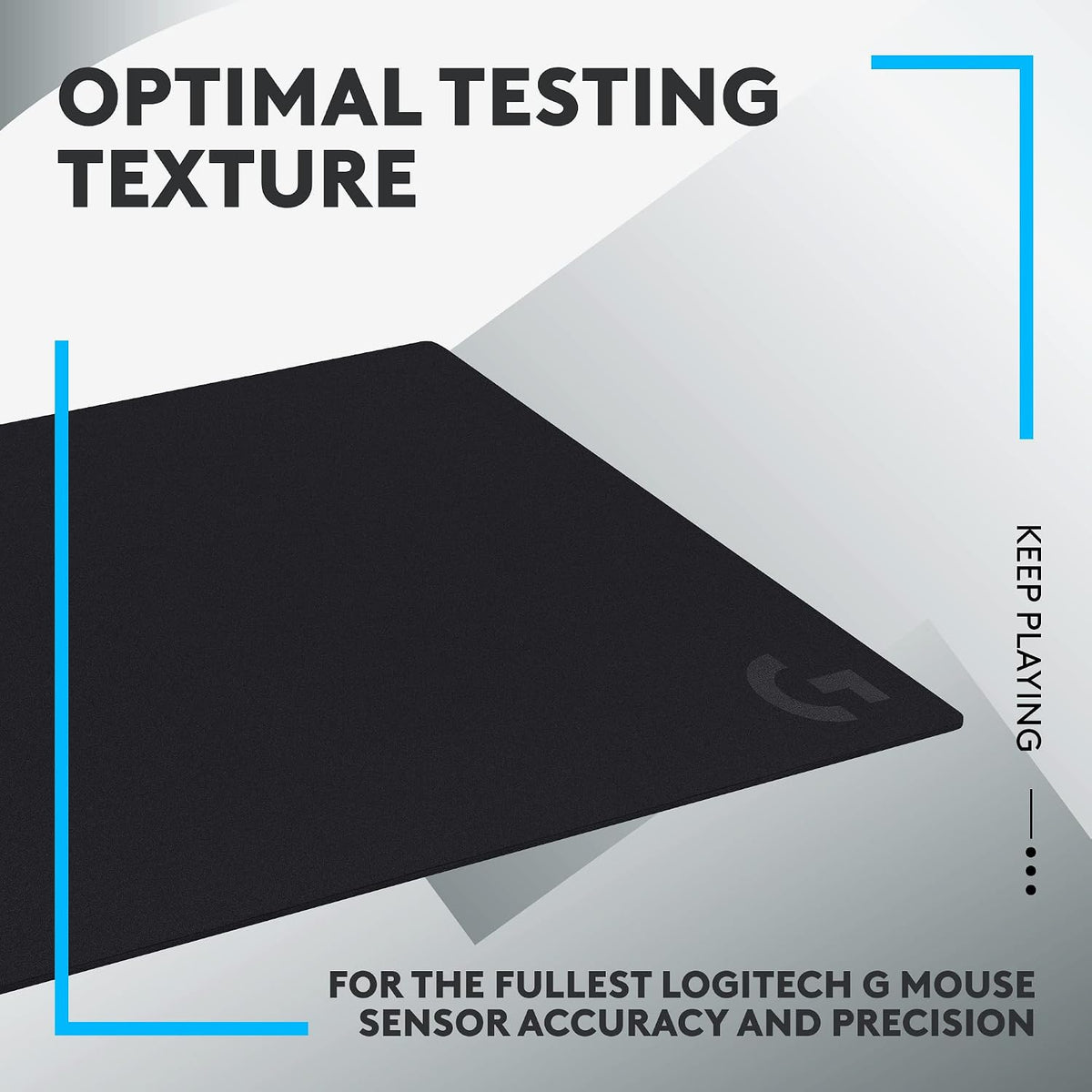 Logitech G640 Large Cloth Gaming Mouse Pad (600x460x3) - Black - Image 4