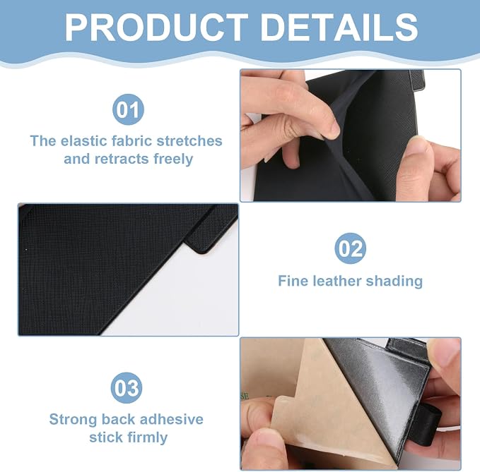 Pocket Pouch for Laptop, Portable Adhesive Laptop Pouch Compatible for SanDisk 4TB SSD, Mouse, USB Cable, Hard Drive Bag for Travelers Tech-Savvy Professionals Students Digital Nomads Remote Workers - Image 5