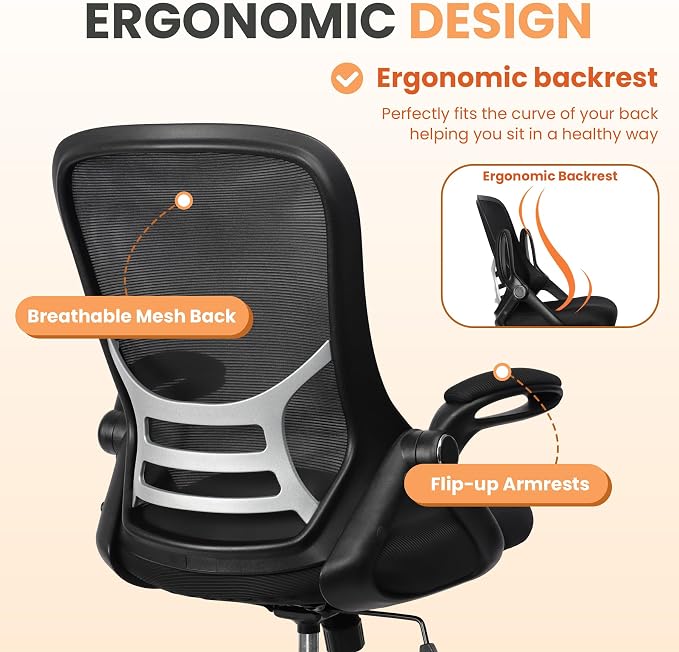 Drafting Chair Adjustable, Tall Office Chair Lumbar Support Ergonomic Standing Desk Chair Heavy Duty Tall Drafting Stool for Artists with Footrest Home Office Drafting Stool - Image 5