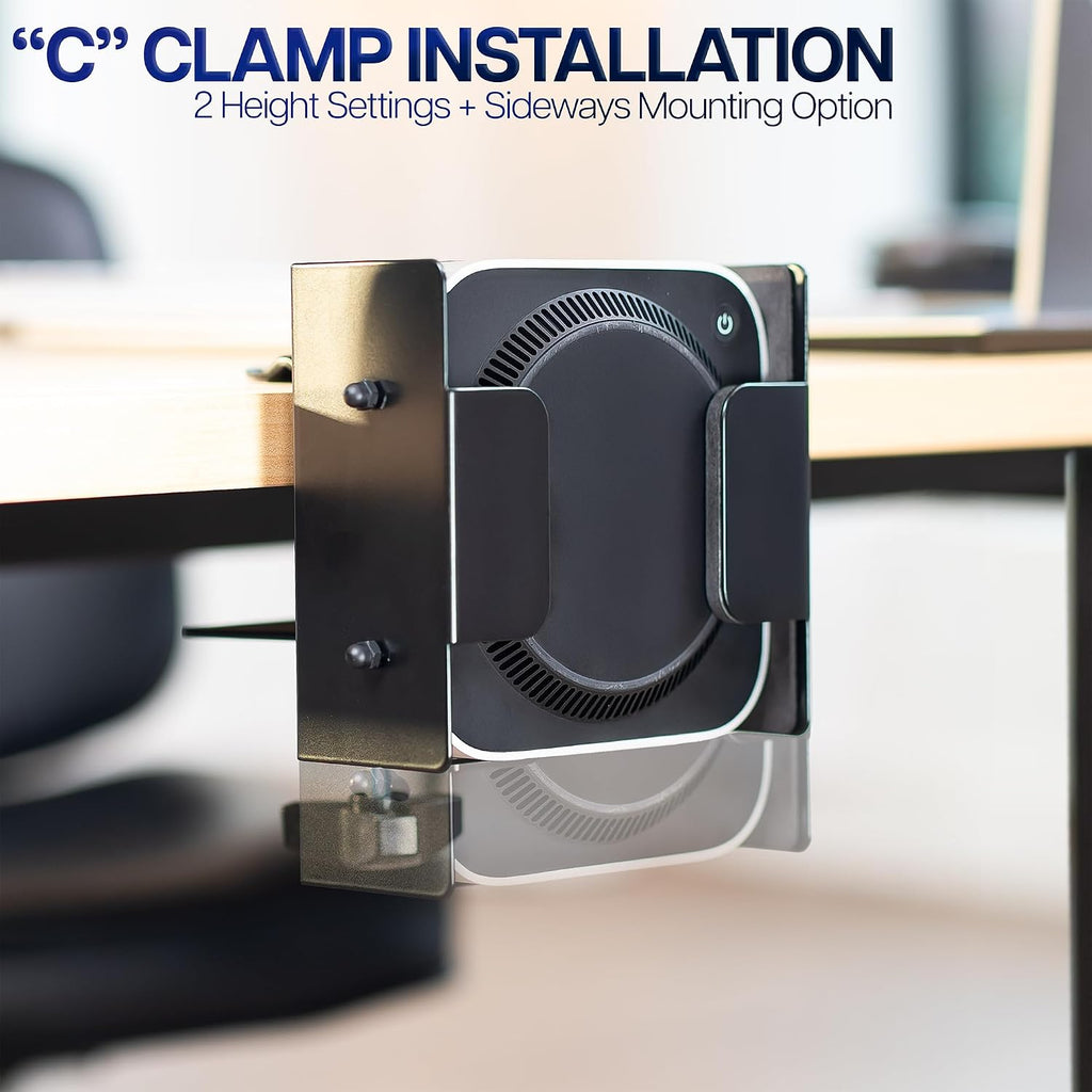 VIVO Black Behind Monitor VESA Mount Designed for Mac mini, MOUNT-MINI24 - Image 7