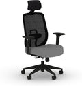 HON Altern Ergonomic Office Chair, Office Desk Computer Chair, Frost | Mesh desk chair with lumbar support, headrest, seat slide, adjustable arms, computer chair for home office productivity by HON