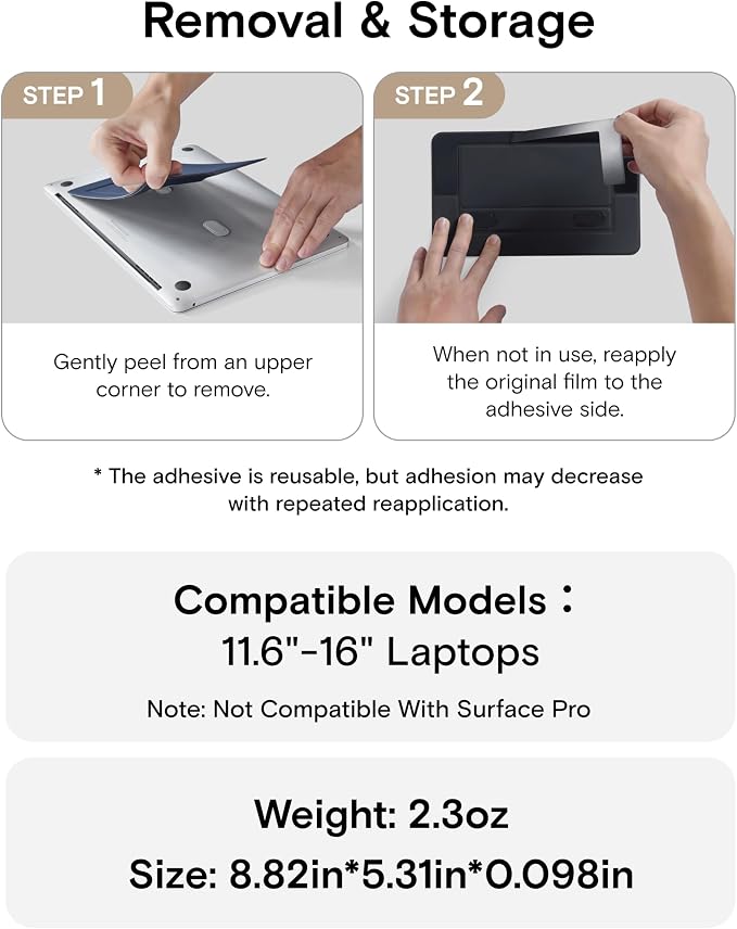 MOFT Laptop Stand for Desk, Adhesive Airflow Laptop Cooling Stand for Heat Dissipation with 2 Adjustable Viewing Angles, Foldable & Portable Computer Stand Compatible with Laptops 11"-16",Misty Cove - Image 9