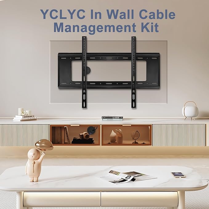 Cable Hider Wall Grommets for Cables, 3” in Wall Cable Management Kit | Black Wire Hiders for TV on Wall, Wire Hider Wall to Install Includes 4 Pass Brackets and 1 Hole Saw Drill - Image 6