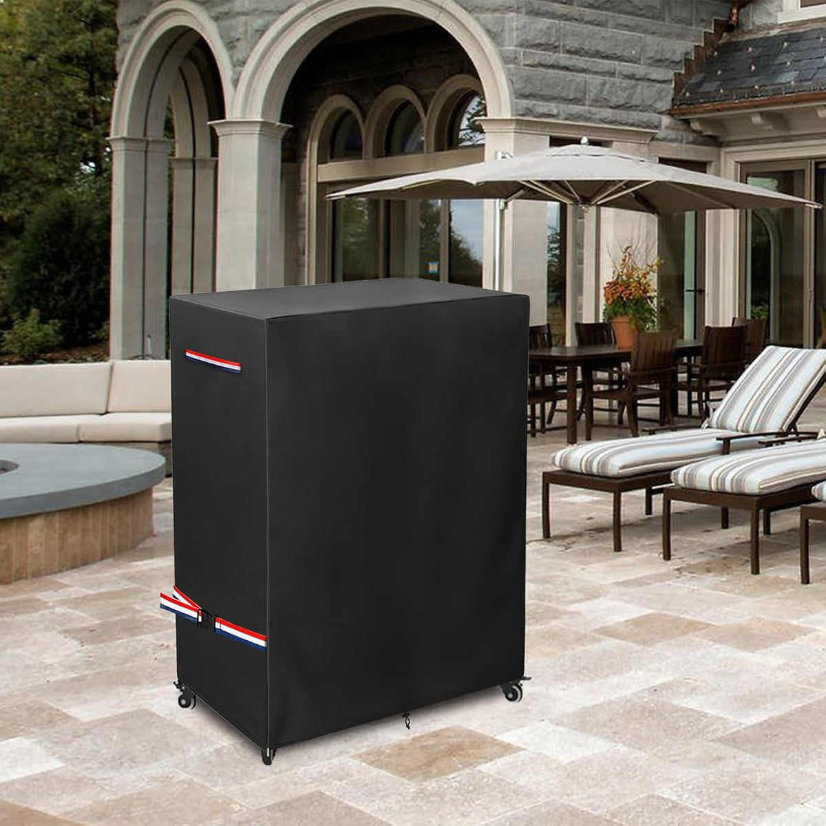 30-35 Inch Waterproof Outdoor TV Trolley Cover,Courtyard TV Cover - Image 7