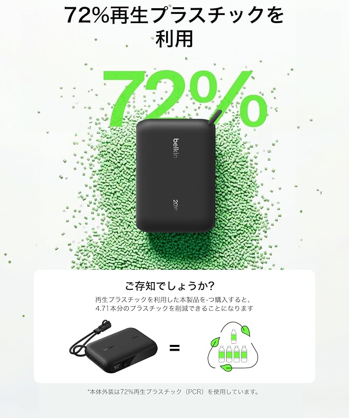 Belkin 10000mAh 20W Slim Power Bank, Digital Display, 2 USB C Ports | Fast Charging Battery Pack, iPhone 17, Air, Pro, Samsung Galaxy S25, Pixel 10, iPad, Charge 2 Devices - Image 13