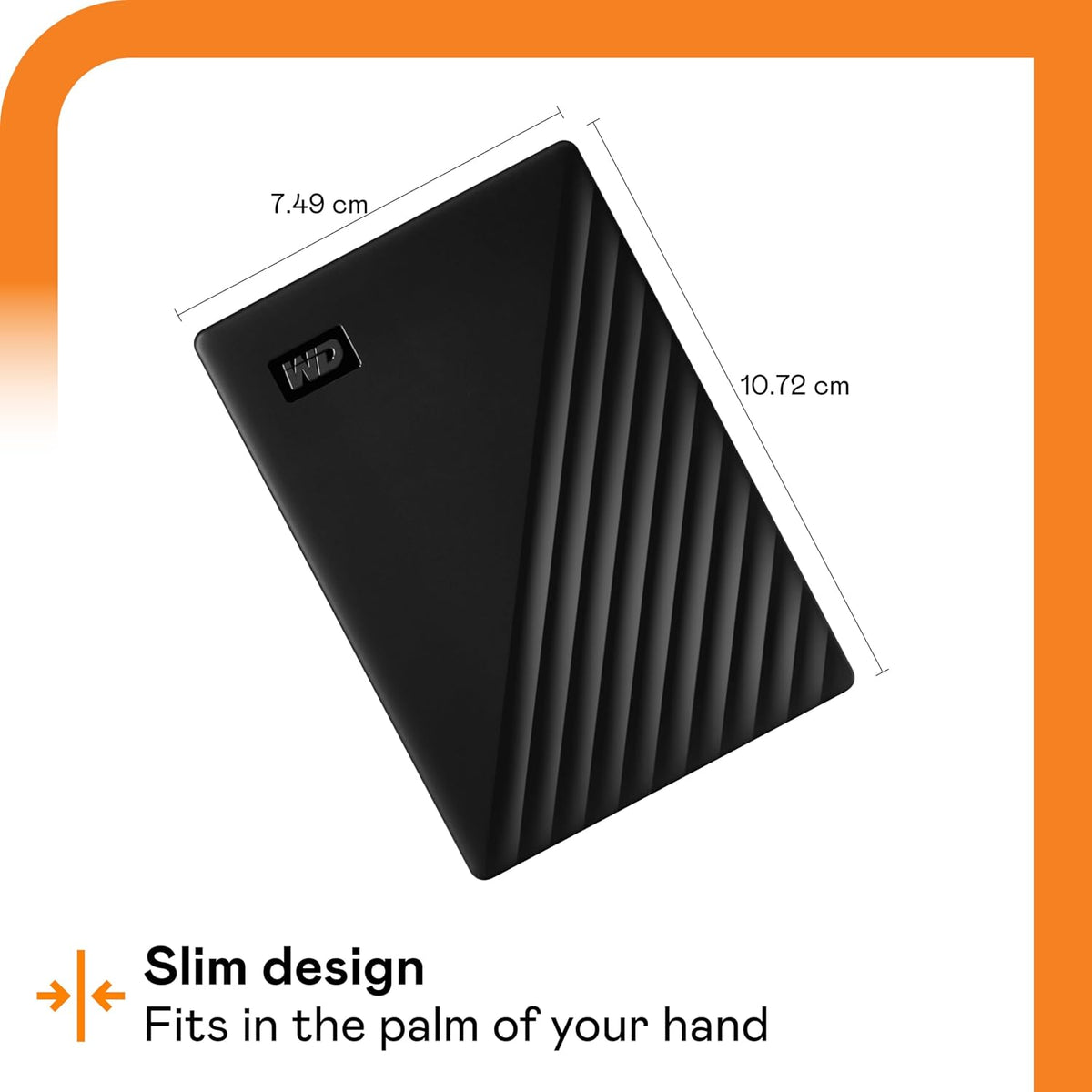 WD 6TB My Passport, Portable External Hard Drive, Black, Backup Software with Defense Against ransomware, and Password Protection, USB 3.1/USB 3.0 Compatible - WDBR9S0060BBK-WESN - Image 3