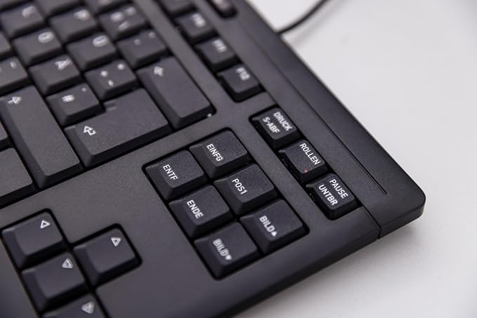 Cherry Stream Keyboard TKL, Wired Keyboard Without Number Pad, Whisper Quiet Keys, Unique Typing Feel, Slim Design, SX Scissor Switches, QWERTY, White-Gray - Image 4