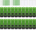 AGECASH 8GB Flash Drive 20 Pack Zip Drive USB 2.0 Thumb Drive Pack, Green by AGECASH A