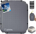 ATEPA Inflatable Seat Cushion | 2" & 2.5" Foam Core Seat Pad, Self Inflating, Compact, Stadium, Airplane, Travel, Camping, Hiking, Sports events by ATEPA