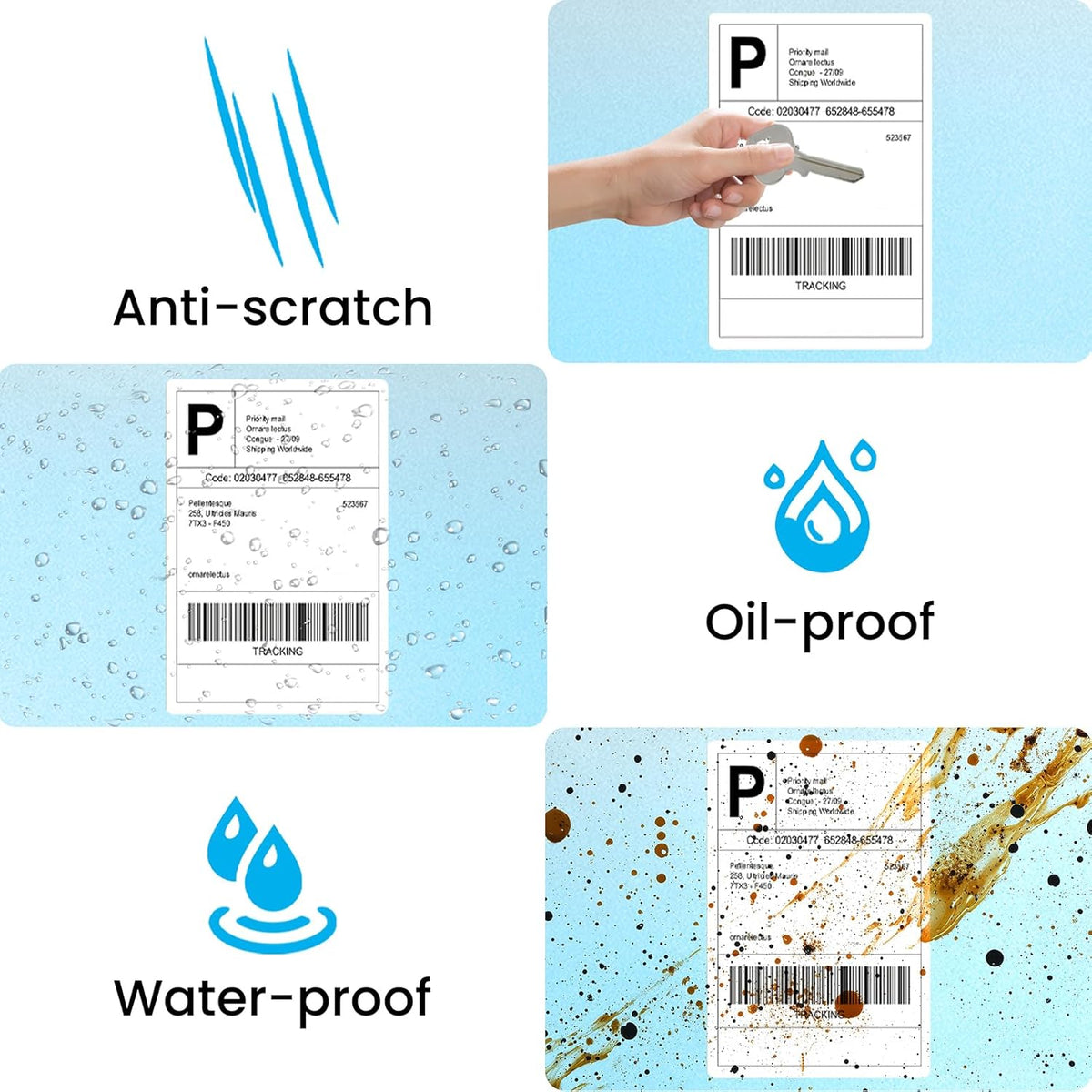 4x6 Thermal Shipping Labels - 500 Pack Fanfold, Direct Thermal Labels - Image 4