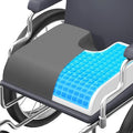 TranquilMoments Seat Cushion, Gel Wheelchair Seat Cushion, Grey | Wheelchair Seat Cushion Cooling Gel Memory Foam, Tailbone Pain Relief & Non - Slip Bottom Chair Cushion by Unknown