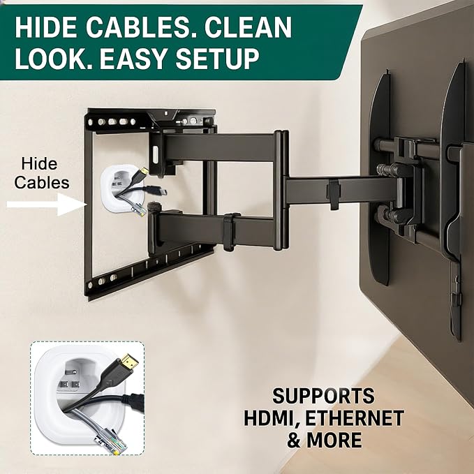 in-Wall Cable Management kit, Cord Hiding for Wall, Hide TV Wires When Mounting A TV, Includes Power & Low Voltage Cable Management, Includes Hole Saw Drill Attachment for Easy Install - Image 3