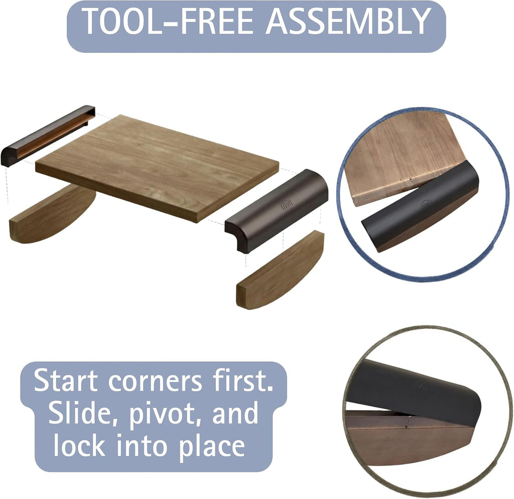 Tiel Ergonomic Wooden Foot Rest for Under Desk - Image 8