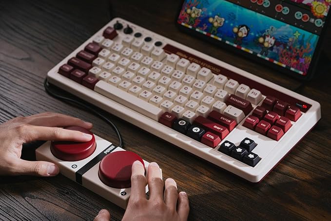 8Bitdo Retro Mechanical Keyboard for Windows & Android, Fami Edition - Image 5
