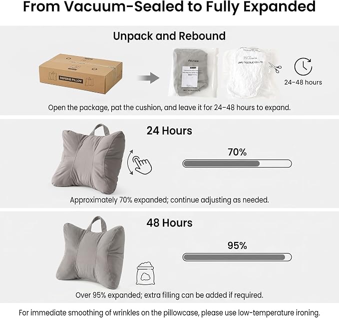 Lumbar Support Pillow for Office Chair and Car Seat, Zinc Gray | Ergonomic back support cushion with a removable, washable corduroy cover for desk chairs, sofas and recliners - Image 8