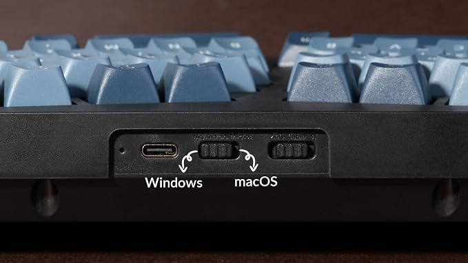 Keychron V10 Max Ergonomic Wireless Mechanical Keyboard, QMK/VIA Custom RGB Gaming Keyboard, 75% 88 Hot Swappable Keys 3 Modes Bluetooth 2.4Ghz USB-C with OSA PBT Keycaps & Knob for MacOS & Windows - Image 9
