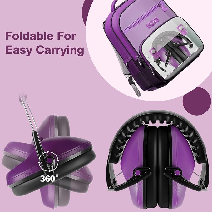 Floriogra Noise Cancelling Headphones for Kids/Toddler 28dB SNR Ear Muffs | Kids Ear Protection Noise Reduction Earmuffs for Children, Hearing Protection for Monster Jam, Concerts, Fireworks, Autism - Image 5