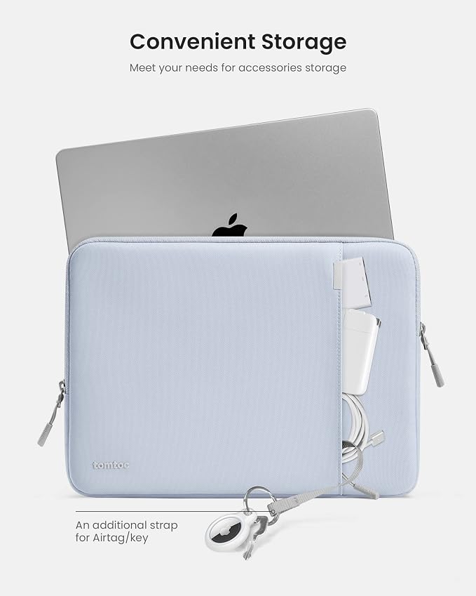 tomtoc 360° Protective Laptop Sleeve for 14-inch MacBook Pro M5 Pro/Max | 2026 A3426 A3427 A3434 M4/M3/M2/M1 A3112 A3401 A3185, Water-Resistant Laptop Case Bag Fits Dell XPS 14 & 13.8" Surface Laptop - Image 5