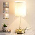 Rechargeable Table Lamp, Battery Operated, Touch Control, Brass, 1 Pack | 4000mAh Battery, USB-C Charging, 3000K Warm Light, Stepless Dimming, Brightness Memory, Up to 40 Hours, Small Table Lamp by KakanuoLightings