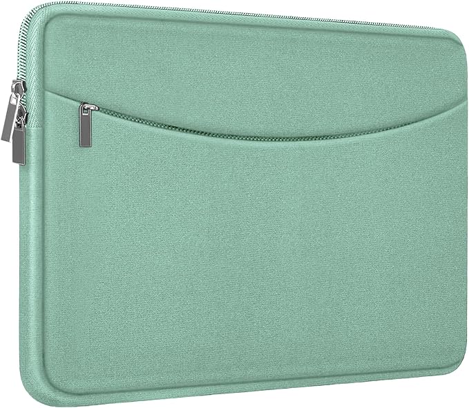 Laptop Sleeve Case 15.6 inch, Shockproof Protective Laptop Cover Carrying Computer Bag with Accessory Pocket Portable Computer Sleeve Compatible with HP, Dell, Lenovo, Asus, Binglan by ampoock
