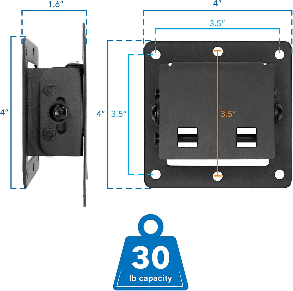 Mount-It! Tilting TV Wall Mount 24-32 in, 1.65 in Profile, Quick Release - Image 7