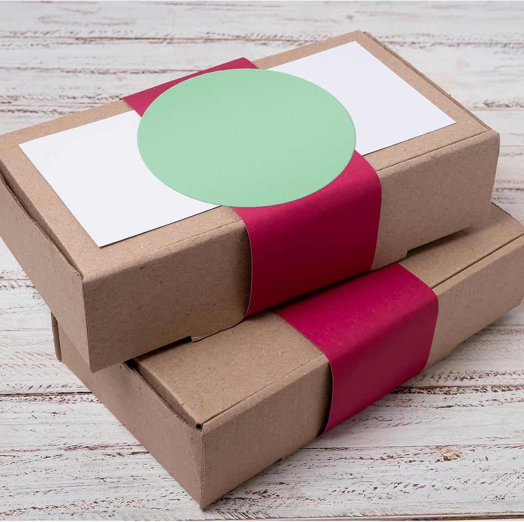 Green Round Thermal Labels 3 Inch Waterproof Vinyl Stickers 500 PCS - Image 5