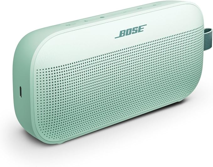 Bose SoundLink Flex Bluetooth Speaker (2nd Gen) - Portable Outdoor Speaker with Hi-Fi Audio, Waterproof and Dustproof, USB-C, Up to 12 Hours Battery Life, Dewdrop Mint - Limited Edition Color - Image 5