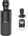 TOUCAN 360-Degree Video Conference Camera, 1080p HD Webcam with 4 Noise Reduction Mics, Speaker, AI Tracking, Works with Zoom, Google Voice, Microsoft Teams and More, for PC/Mac/Tablet by TOUCAN